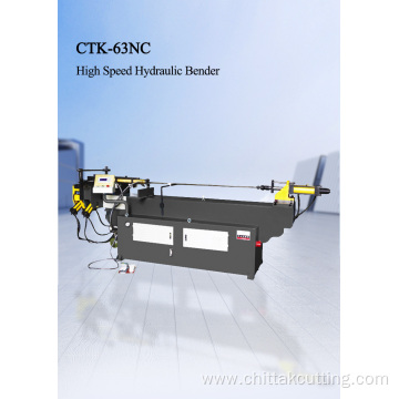 High speed hydraulic pipe bending machine